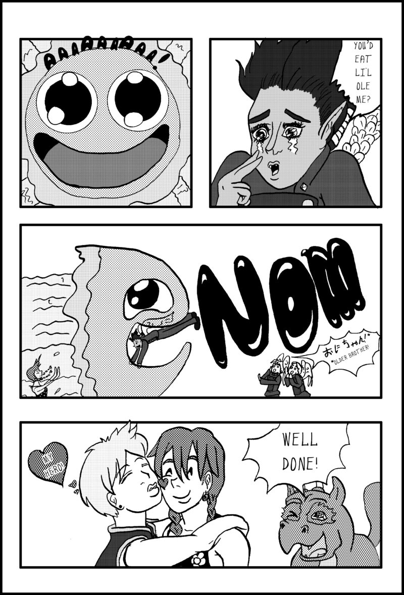 Yon-Koma! I just learned this term last week XD Always new what these were from Sailor Moon and Wish, but never knew fans did them, too!
